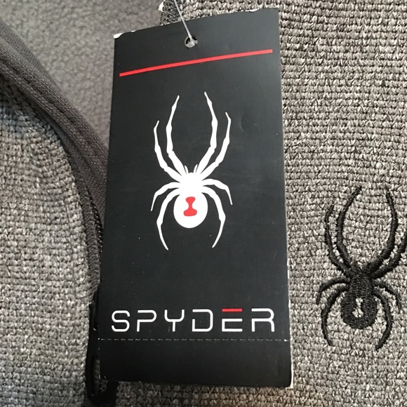 Spyder Grey 1/4 Zip Tech Jacket NWT - Picture 6 of 10